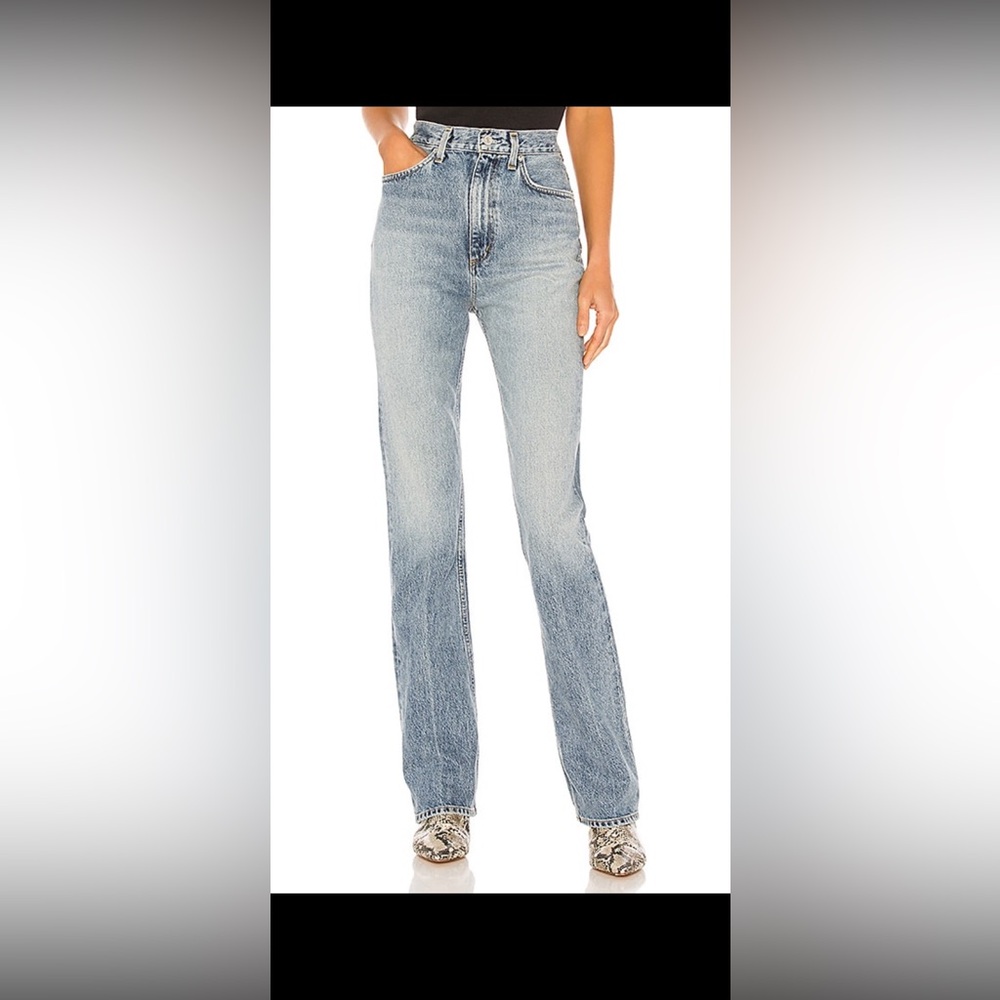 AGOLDE Vintage Flare Jeans Light Wash Size 23 High Rise Bootcut Denim